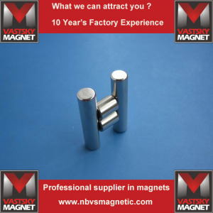 Sintered Permanent Earth N52 Strong Powerful NdFeB Neodymium Cylinder Magnet